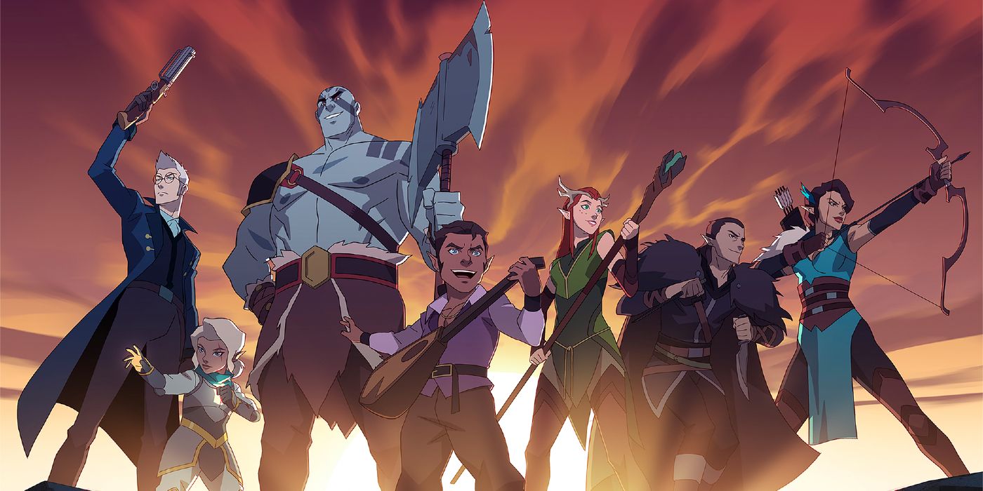 The members of the titular mercenary group in The Legend of Vox Machina.