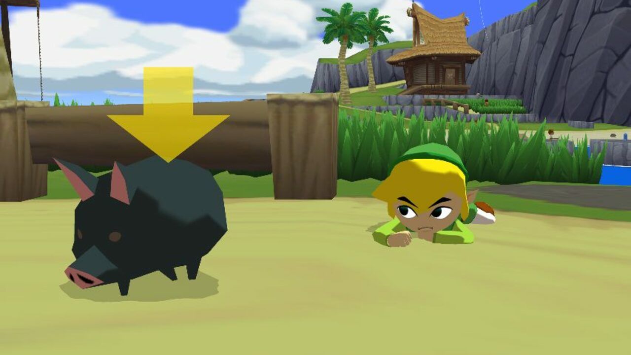 Link the Pig in The Wind Waker