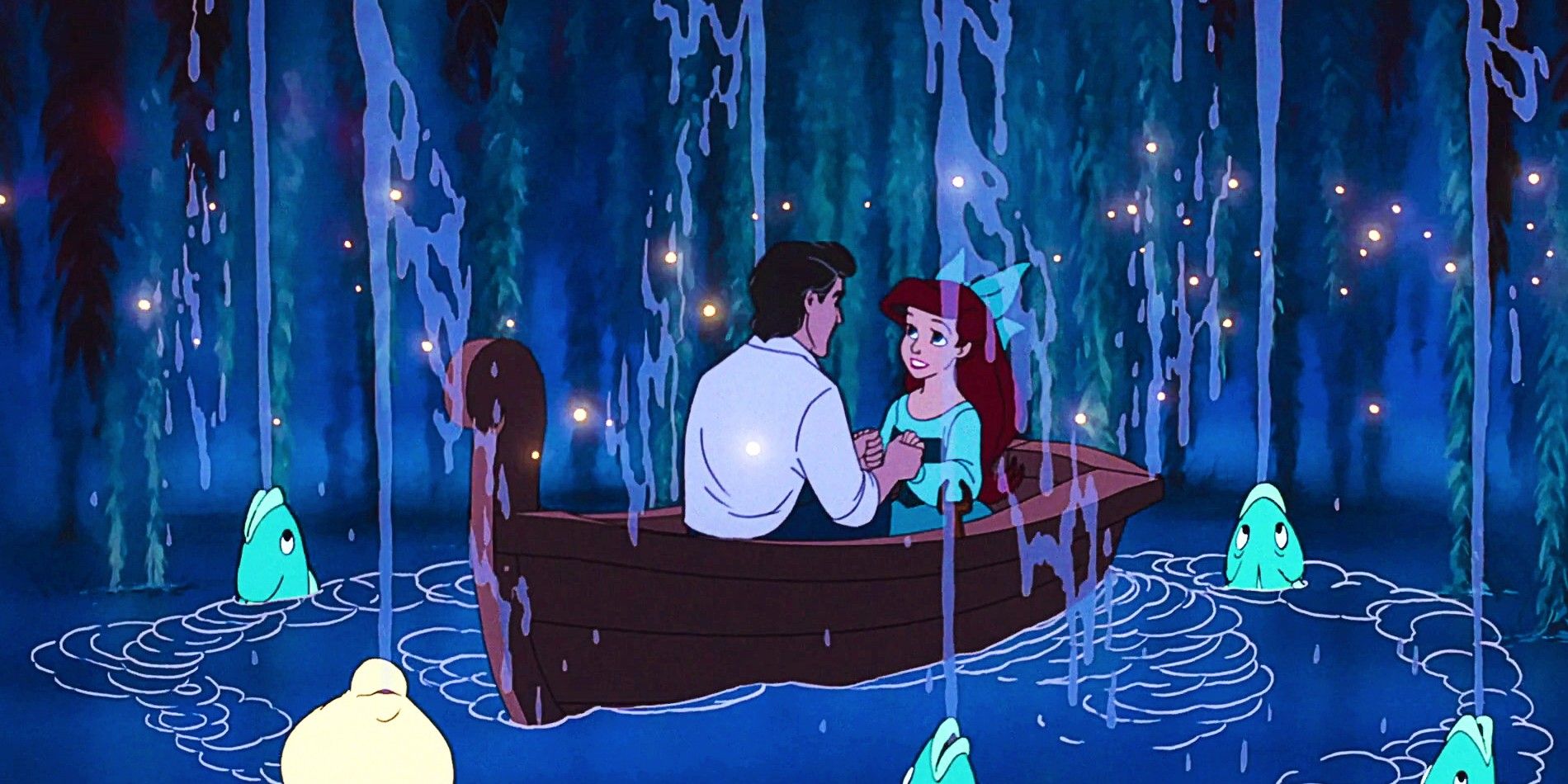 Little Mermaid Set Photos Show Possible Kiss the Girl Scene Being Filmed