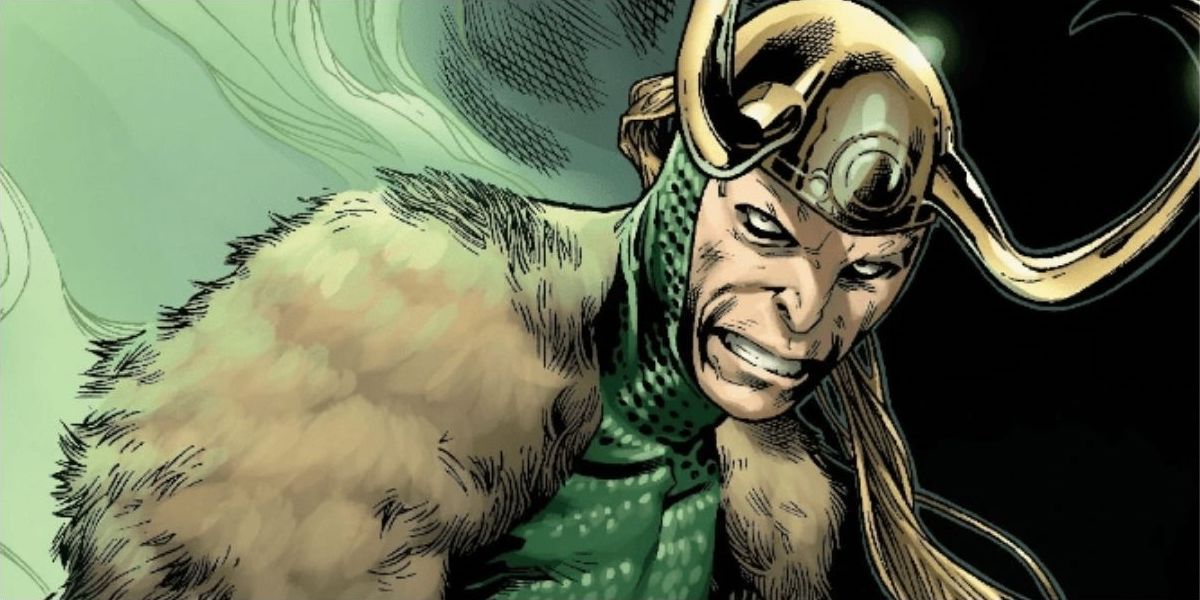 Loki appears on earth in a cloud of smoke