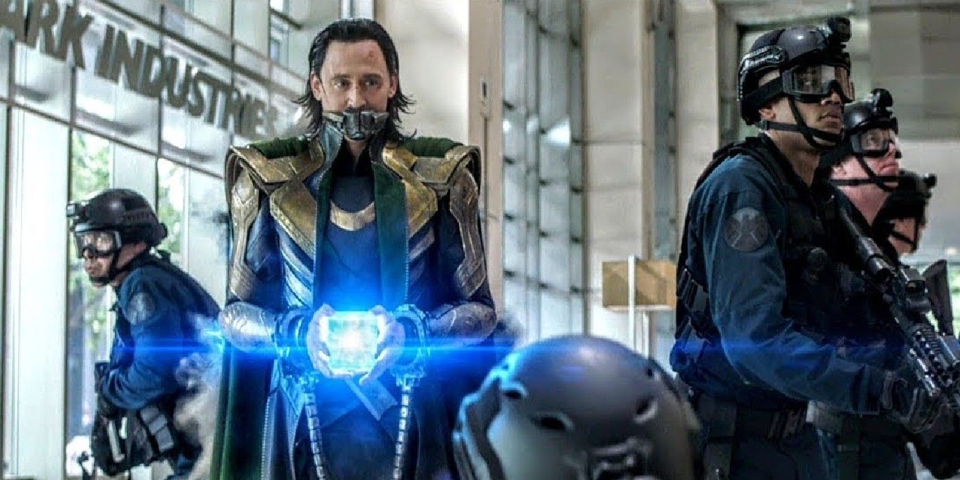 Loki grabs the Tesseract in Avengers Endgame