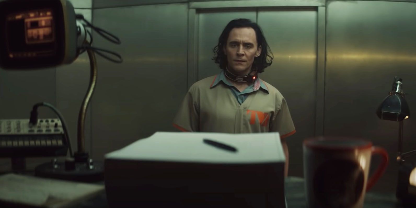 Loki is given a document with everything he has ever said at the TVA in Loki