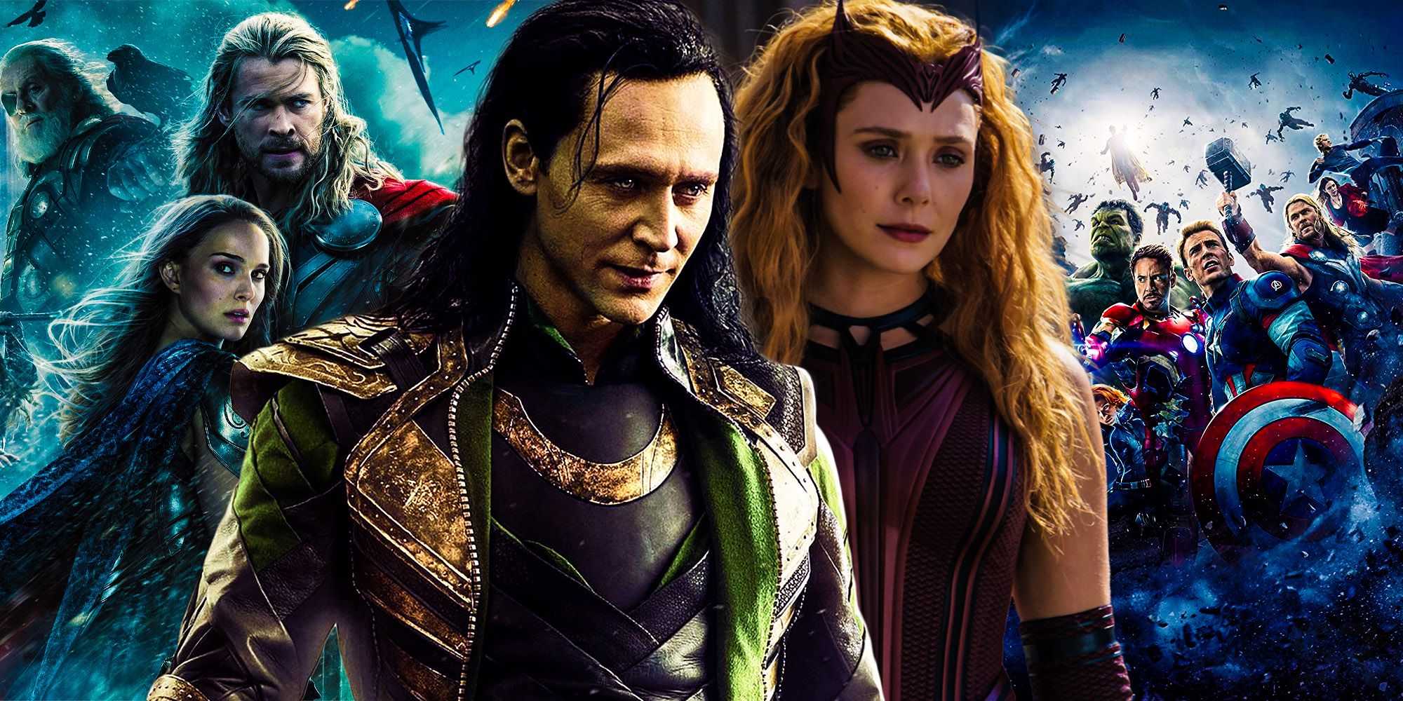 Loki fixing Thor the dark world Wandavision Age of ultron