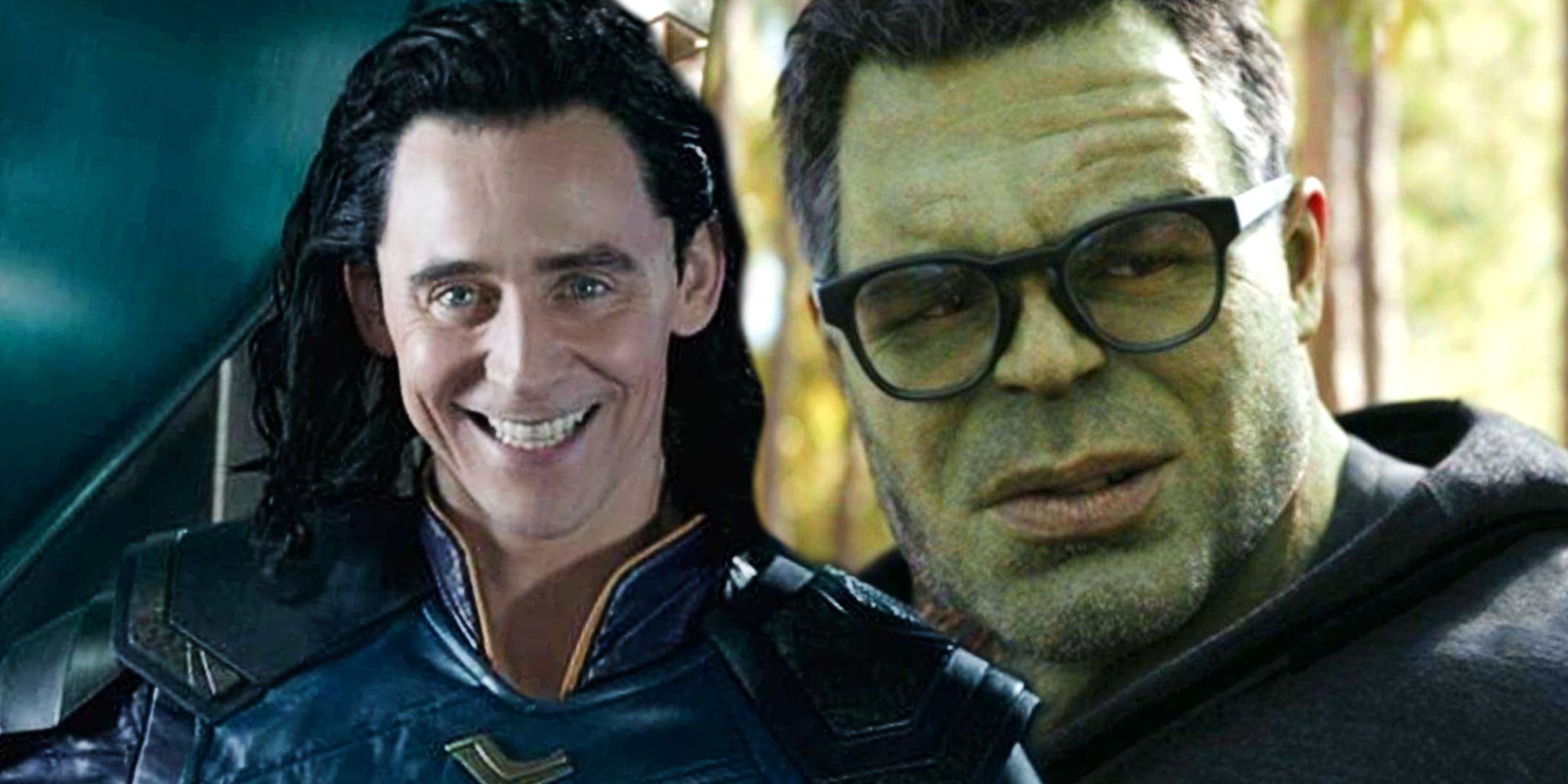 Loki in Thor Ragnarok and Hulk in Avengers Endgame