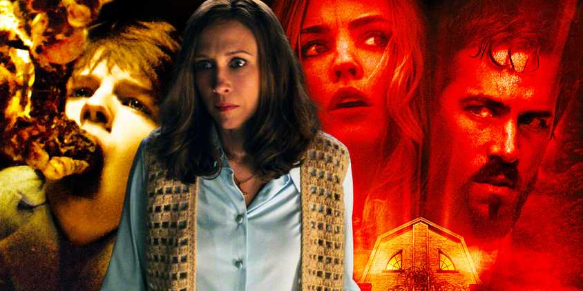 Collage of T The Haunting In Connecticut, The Conjuring and The Amityville Horror