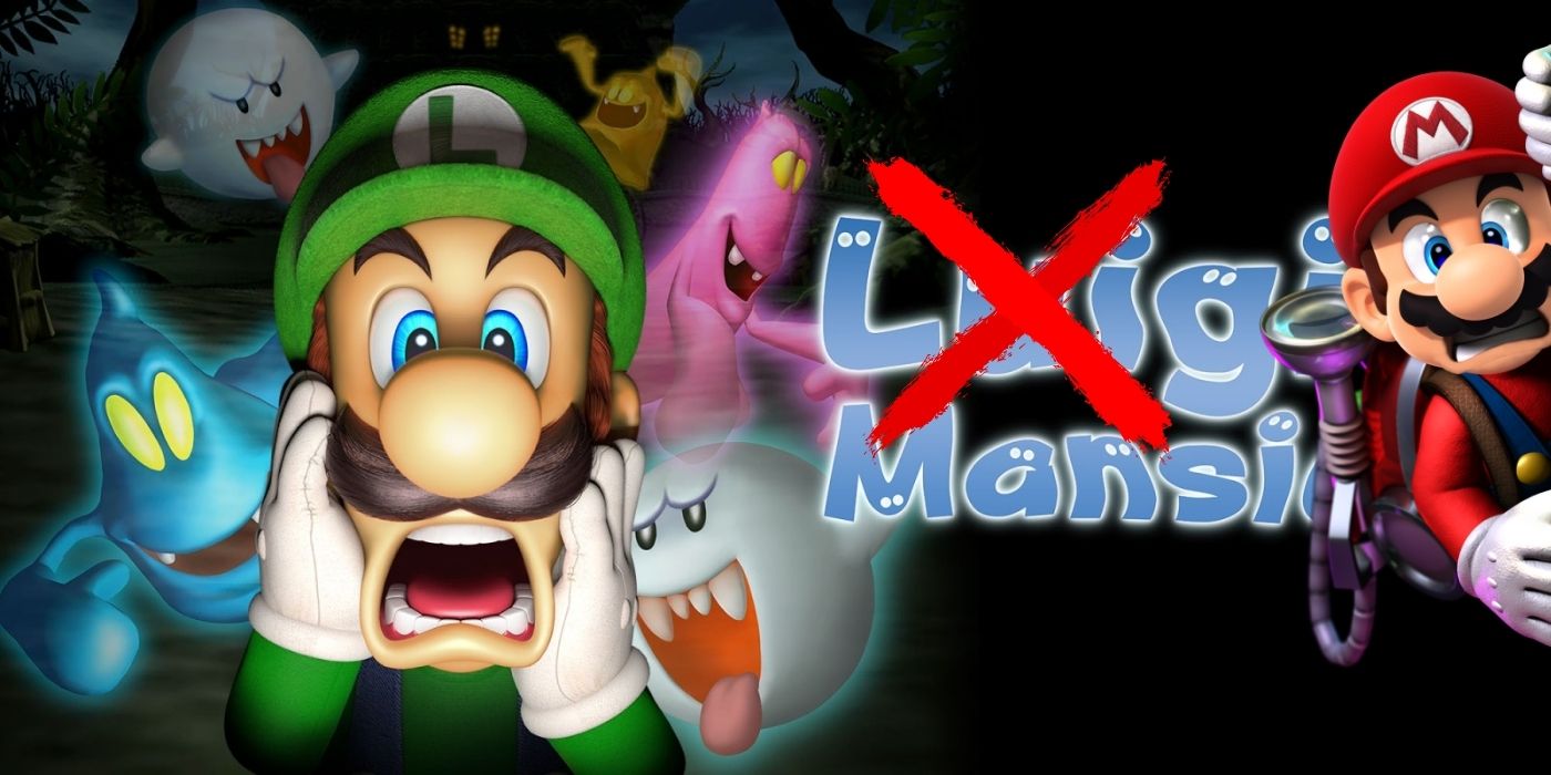 Luigi's Mansion Rom Hack Replaces Turns Luigi Into Mario