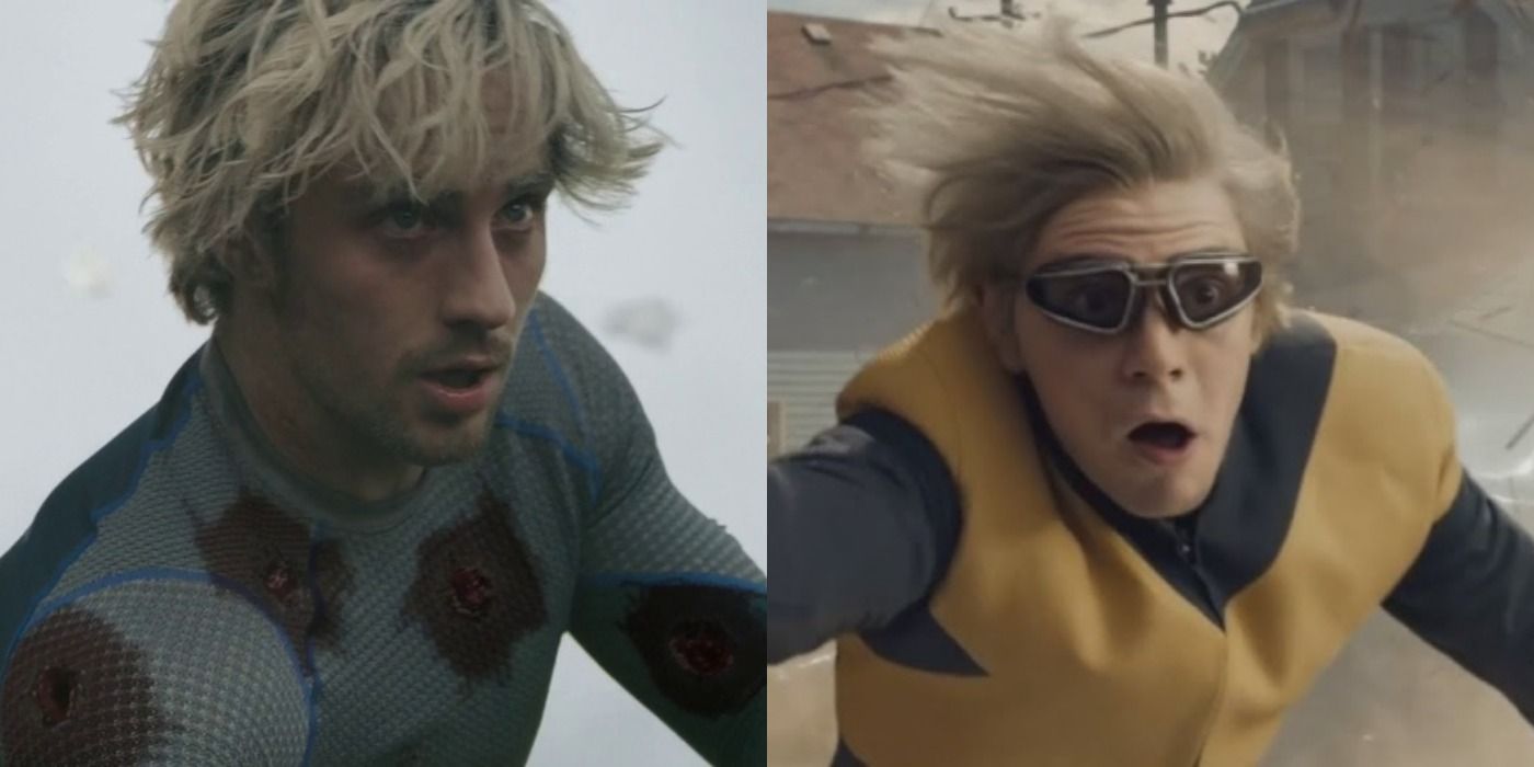 MCU's Quicksilver gets shot/ Fox's Quicksilver trips