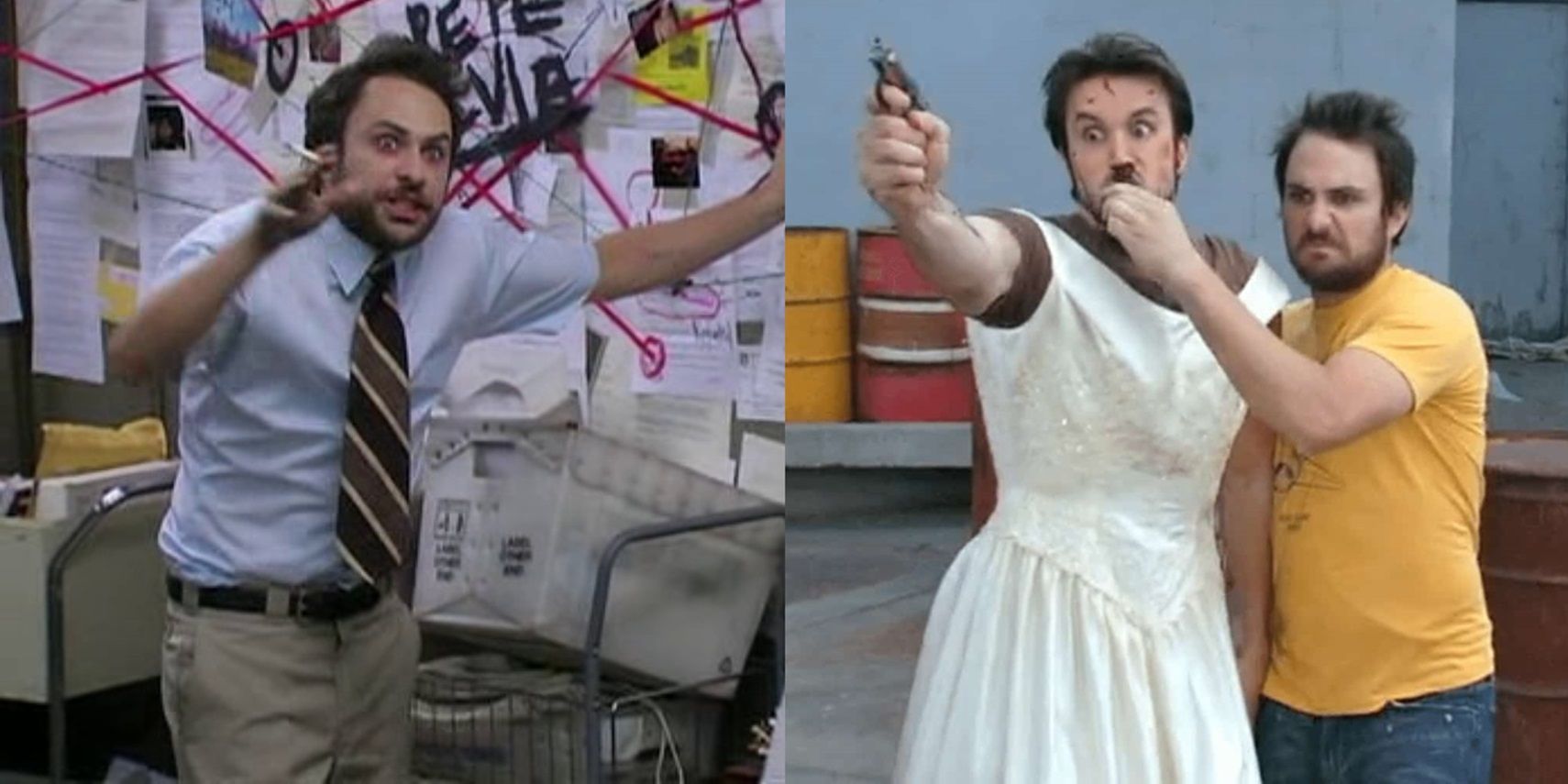 Mac and Charlie in It's Always Sunny