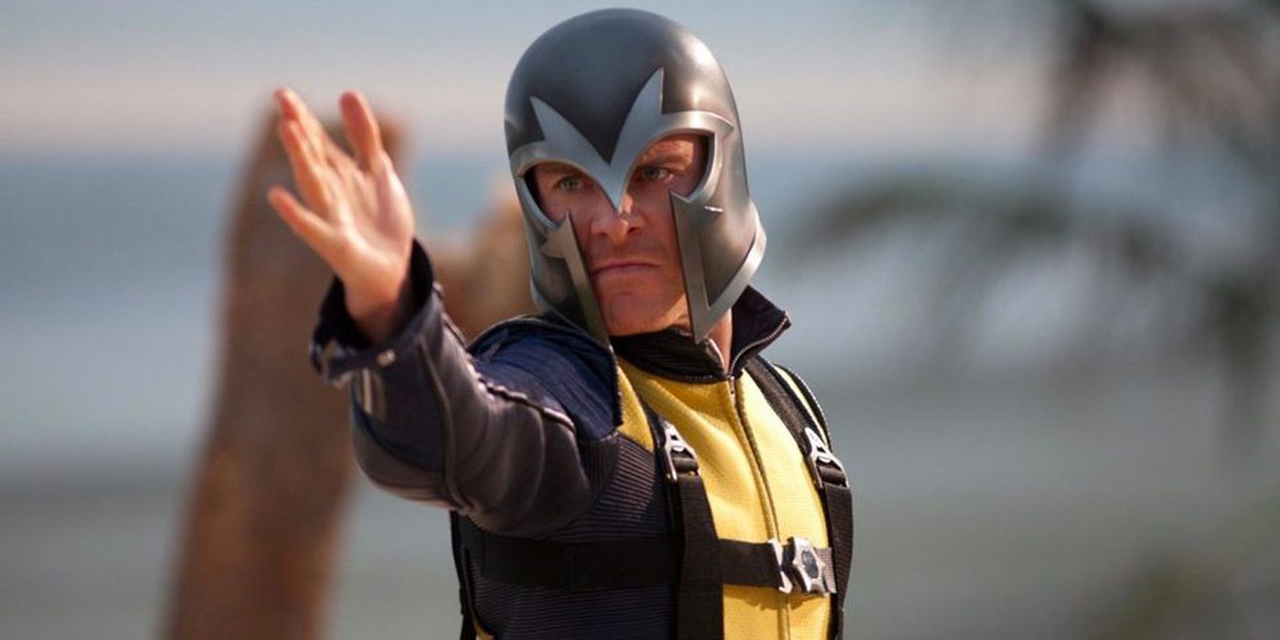 Magneto with one arm outstreched in X-Men First Class