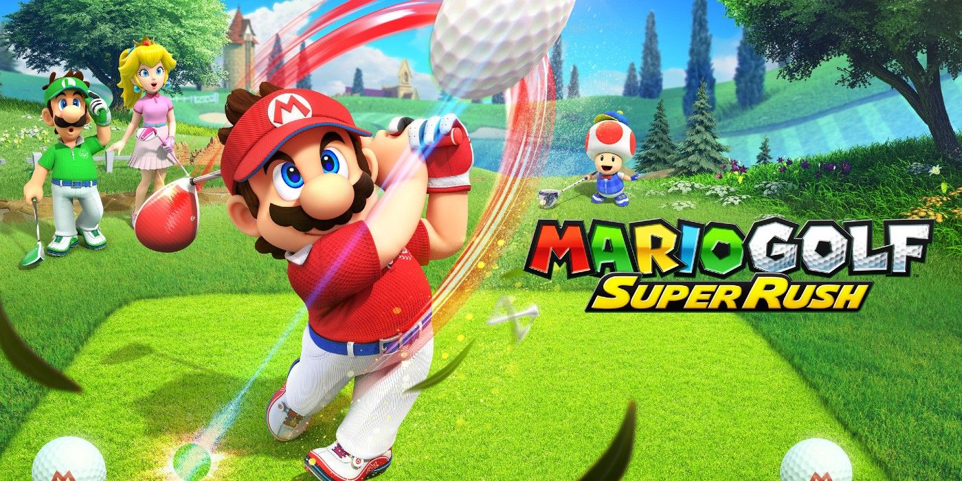 Mario Golf Super Rush Key Art