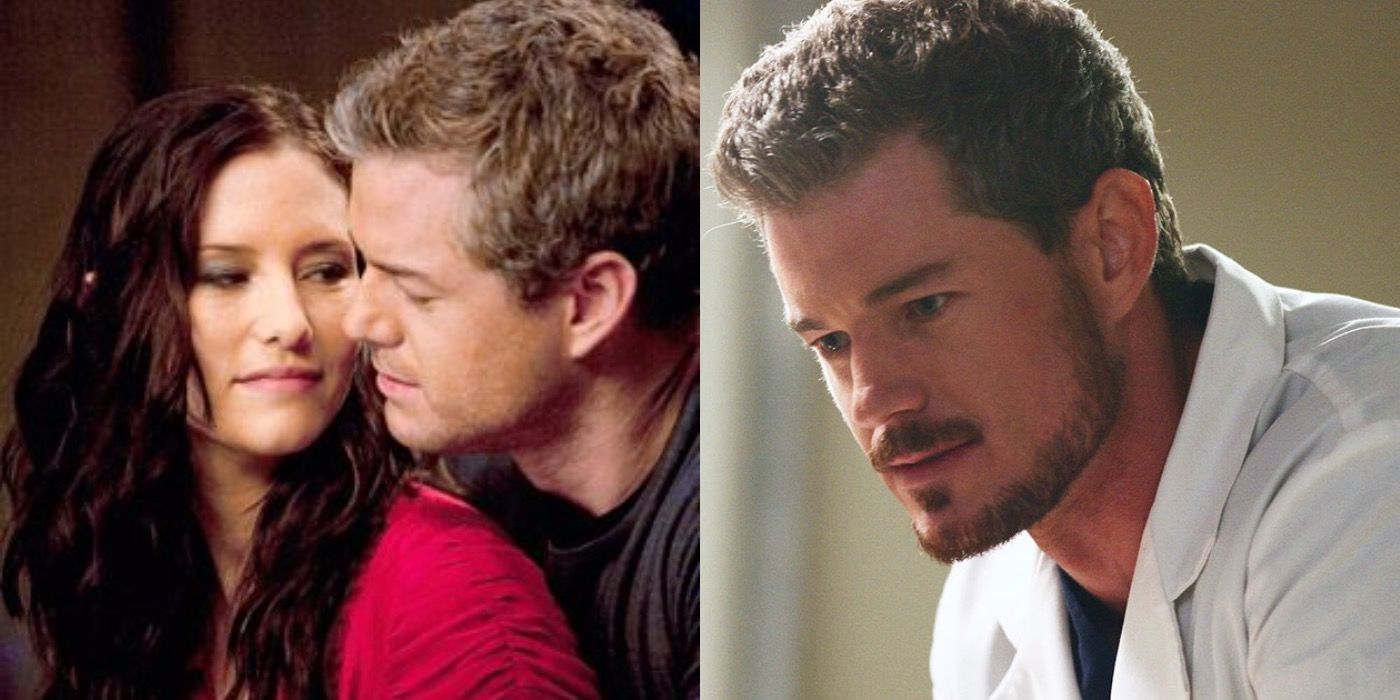Split image of Mark and Lexi standing close together; Mark pondering about something