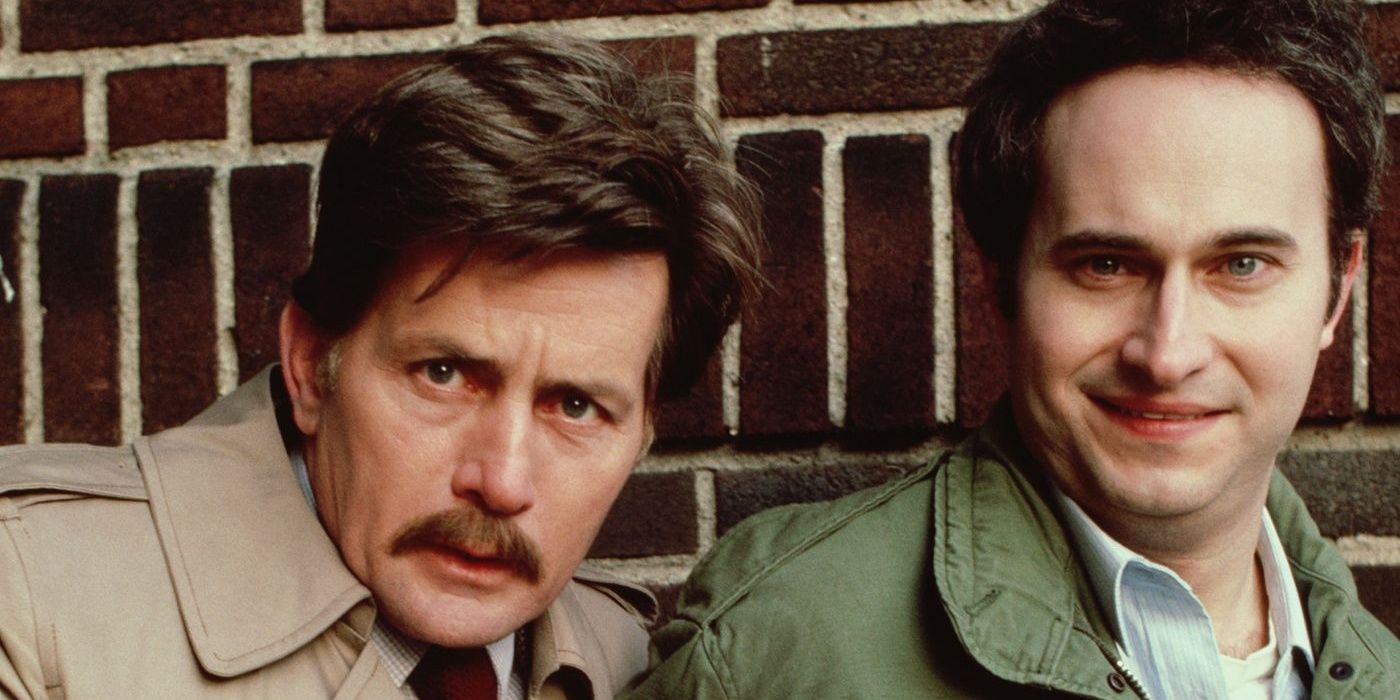 Martin Sheen and Robert Trebor in Out of the Darkness
