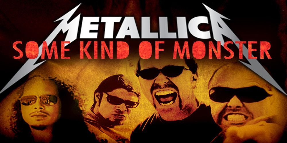 A promotional image for the documentary Metallica: Some Kind of Monster.