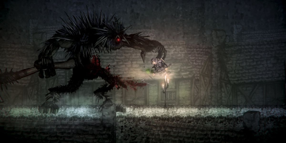 An example of Salt and Sanctuary's combat.