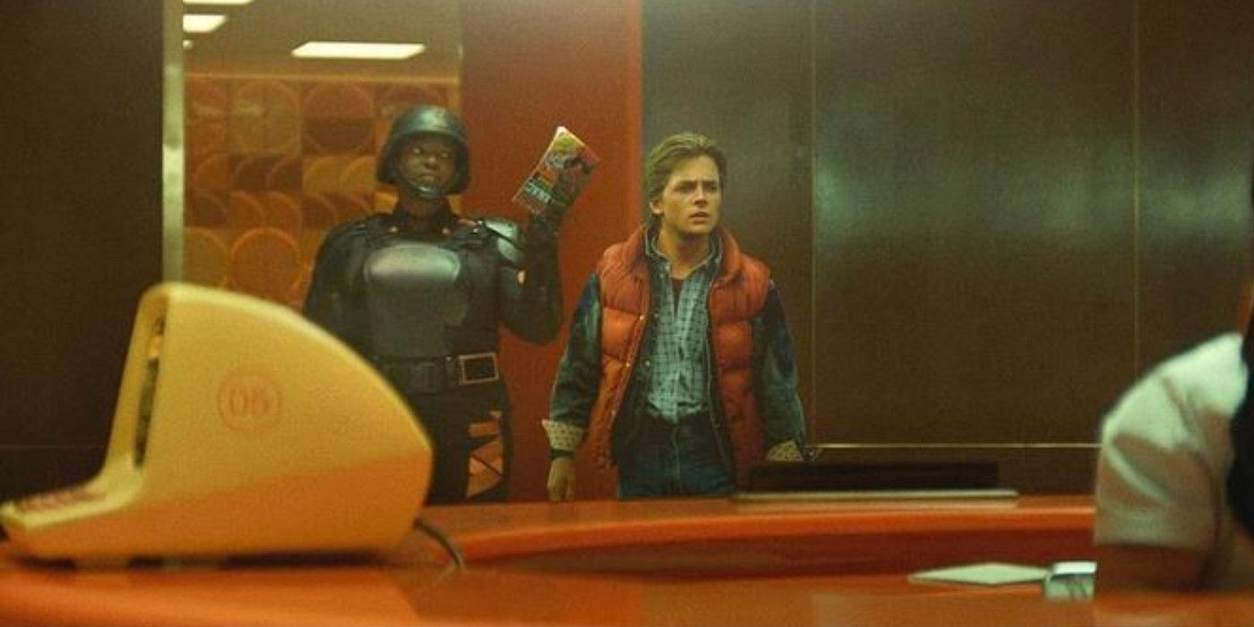 Michael J Fox as Marty McFly Back to the Future Wunmi Mosaku as Hunter B15 TVA Loki Fan Art