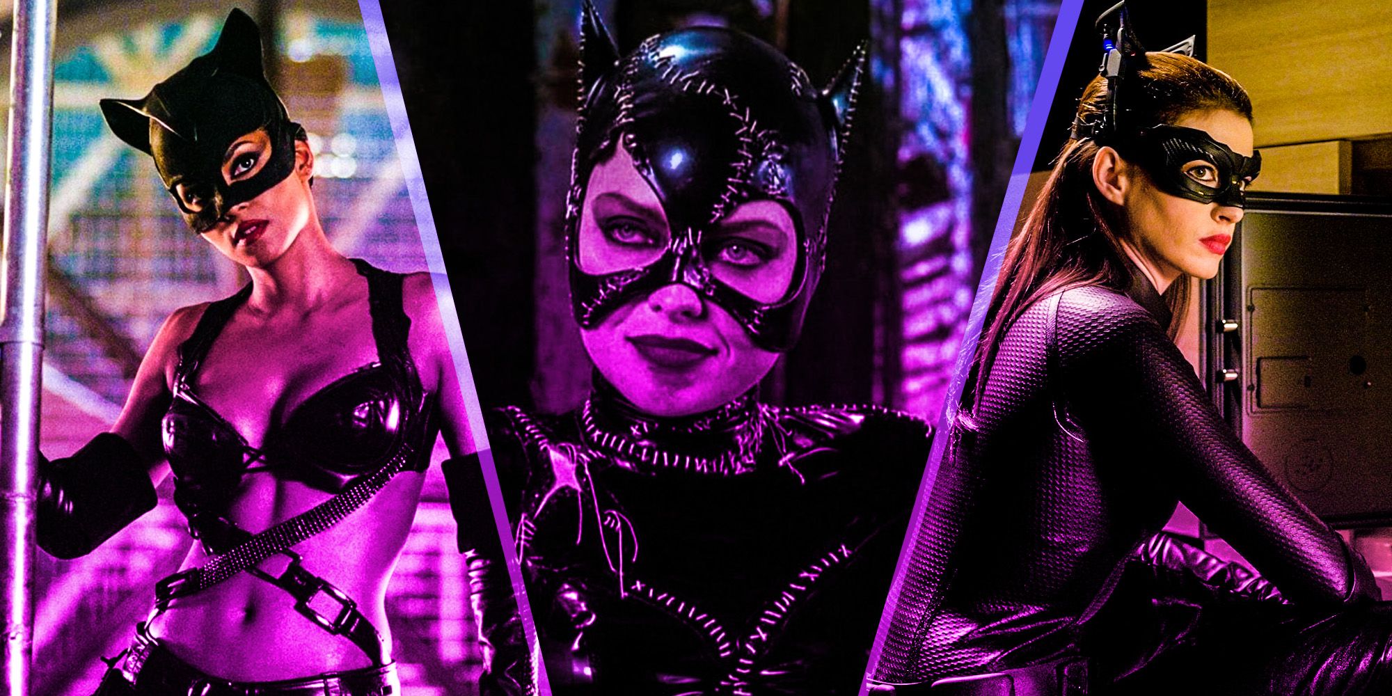 Michelle Pfeiffer Anne Hathaway Halle Berry live action Catwoman