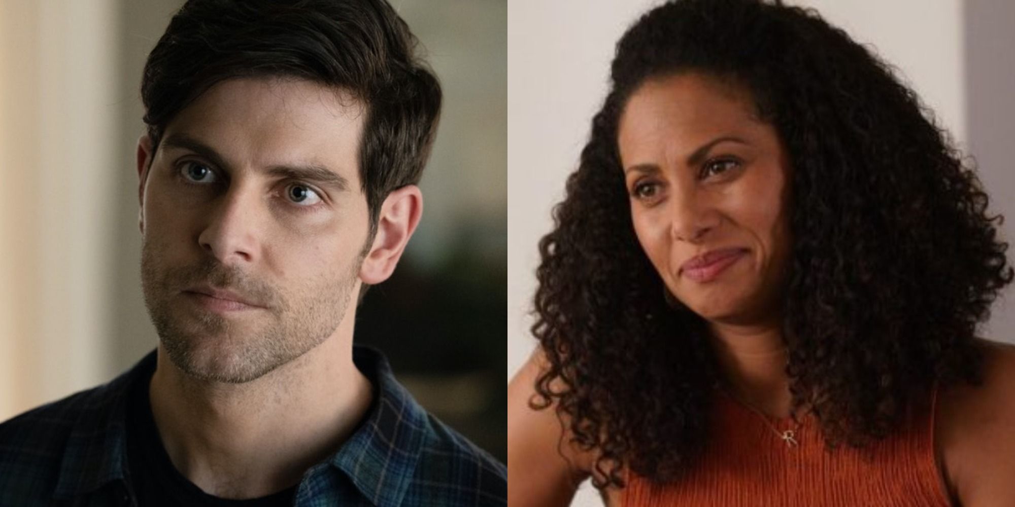 Split image of Eddie and Regina from A Million Little Things