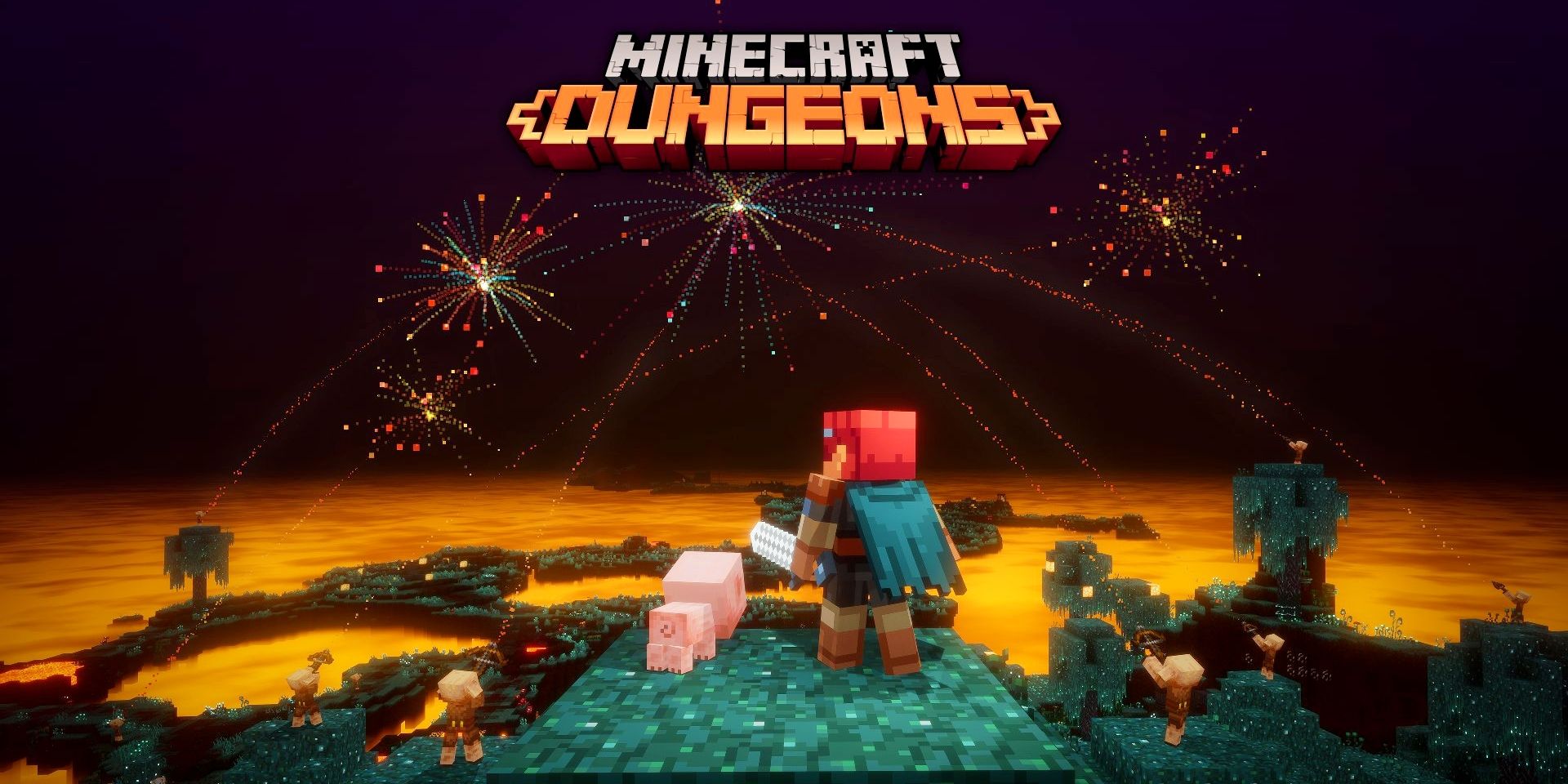 Minecraft Dungeons One Year Celebration Image