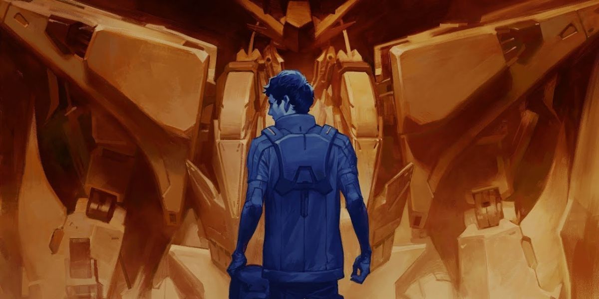 A key promotional image for Gundam Hathaway.