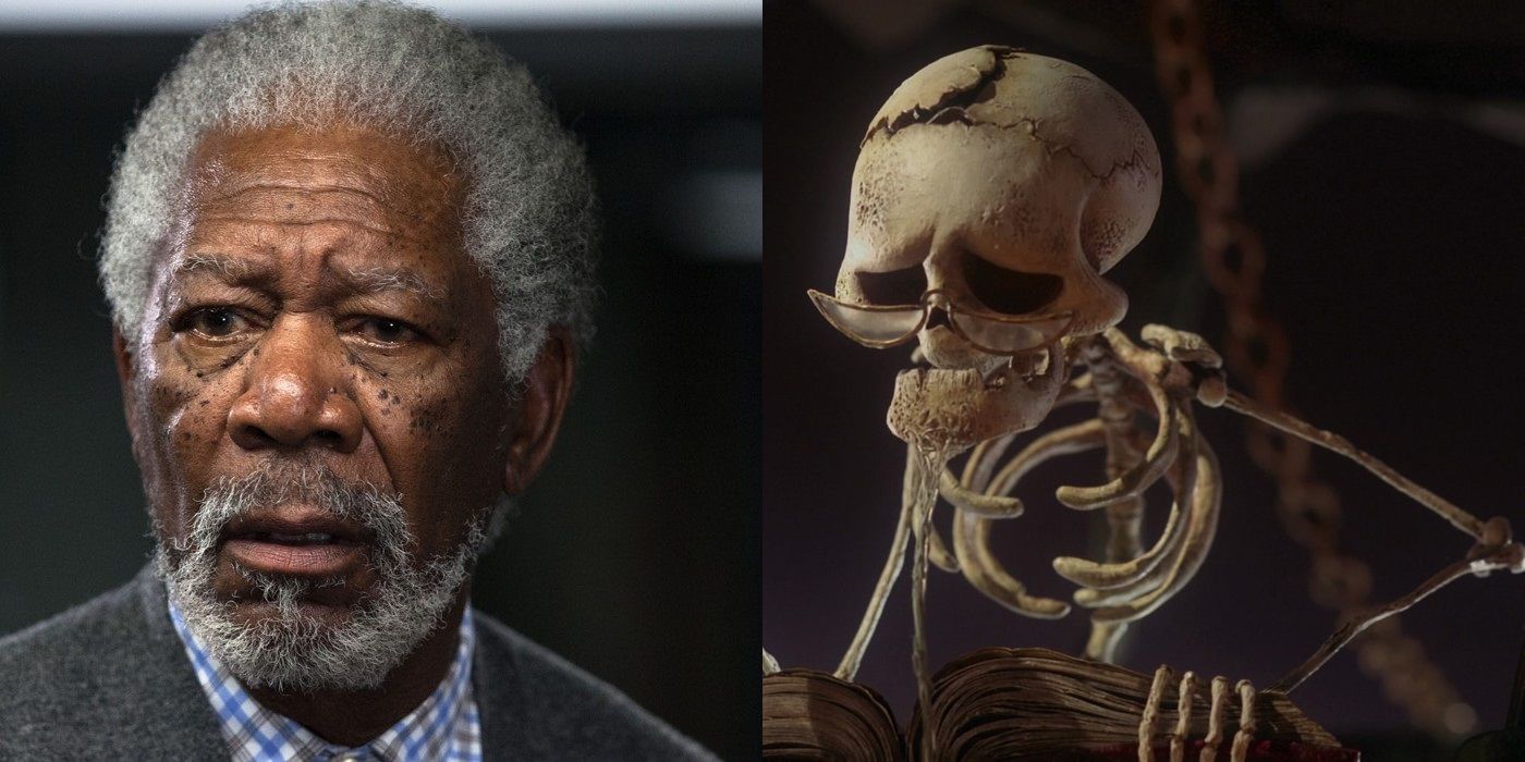 Morgan Freeman and Elder in Corpse Bride