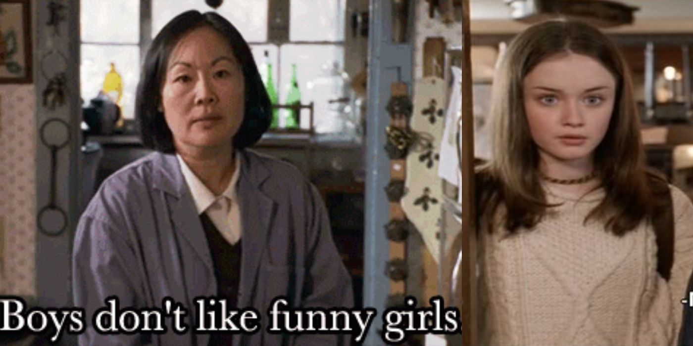 Mrs Kim tells Rory that boys don't like funny girls on Gilmore Girls