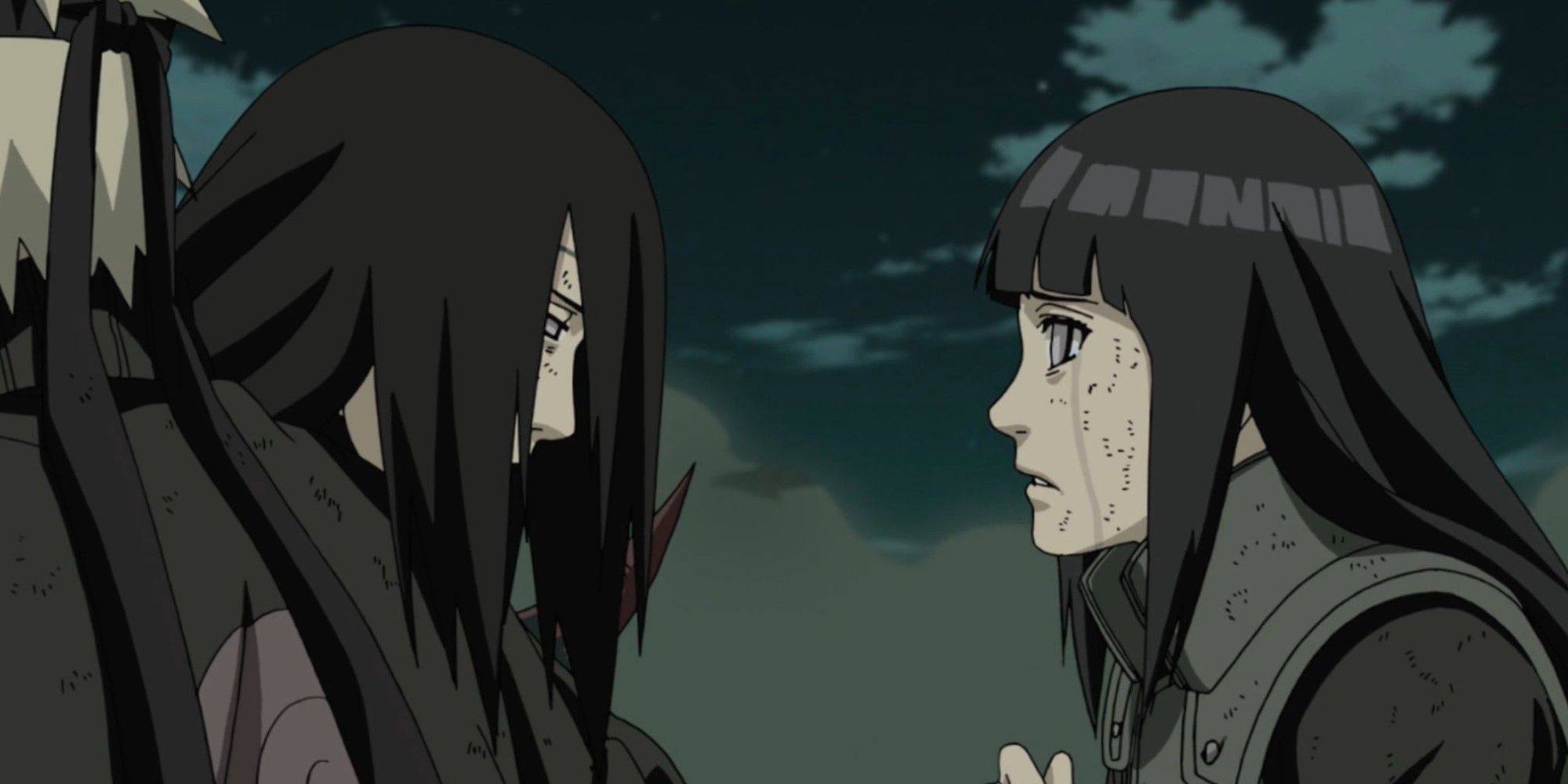 Hinata cries when Neji sacrifices himself in Naruto Shippuden episode 364 