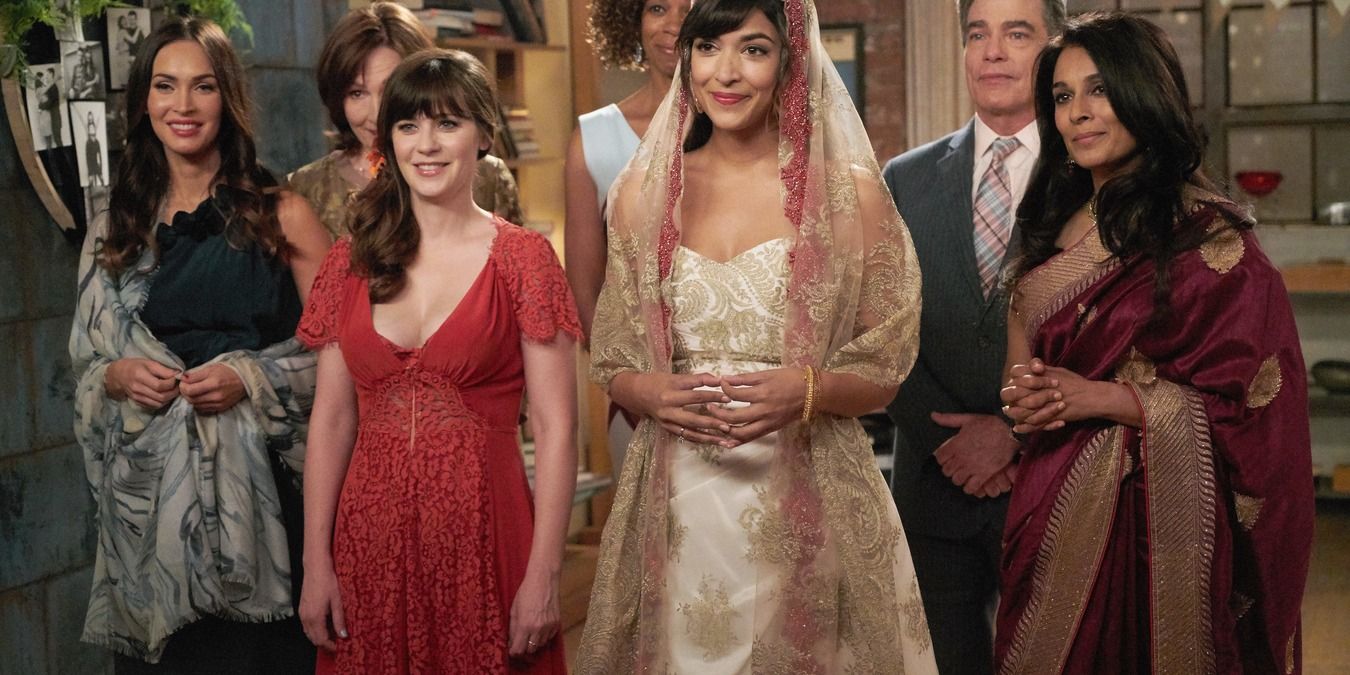 New Girl Cece and Schmidt's Wedding at the apartment