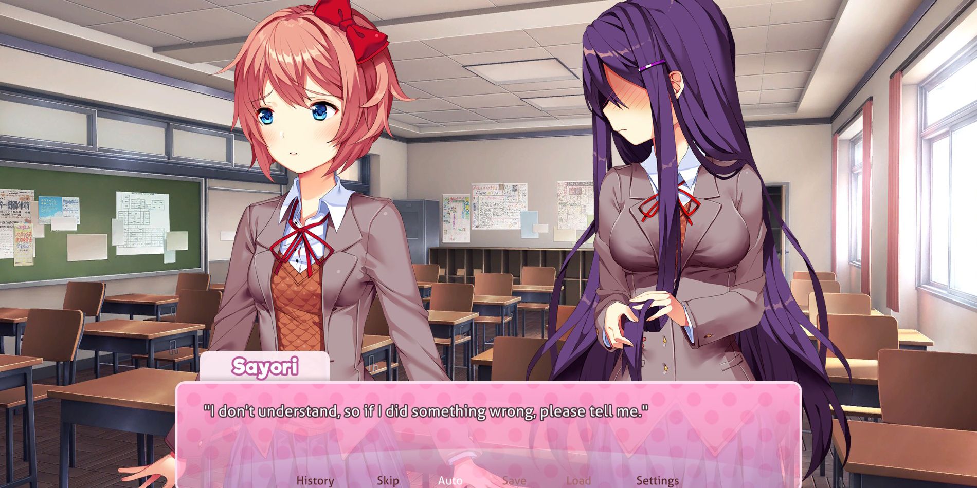 New side stories with Sayori and Yuri in Doki Doki Literature Club Plus