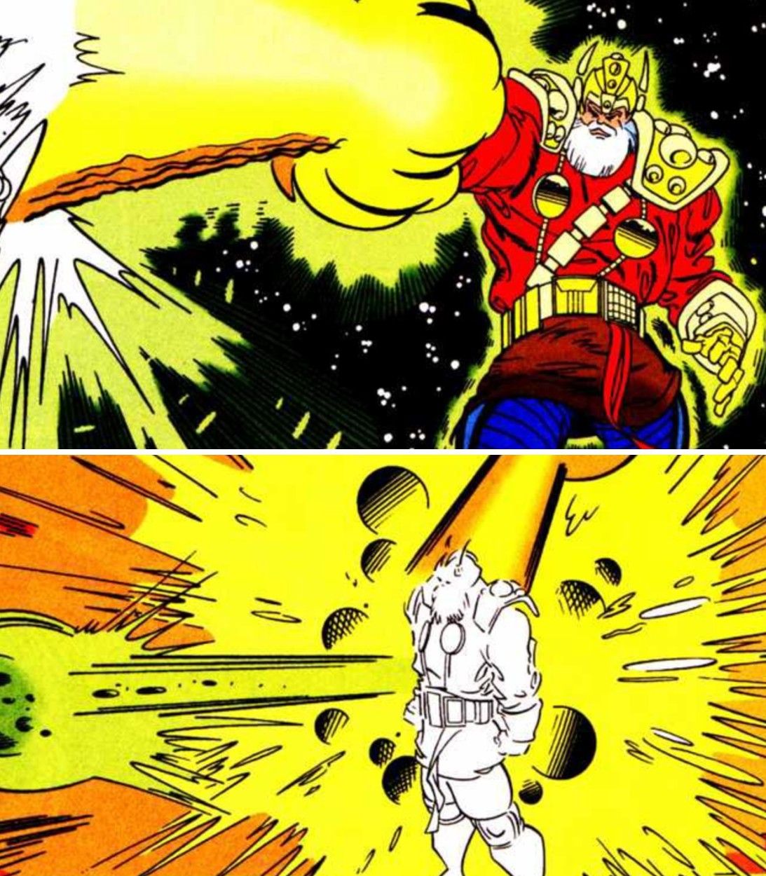 Odin vs Thanos vertical tldr