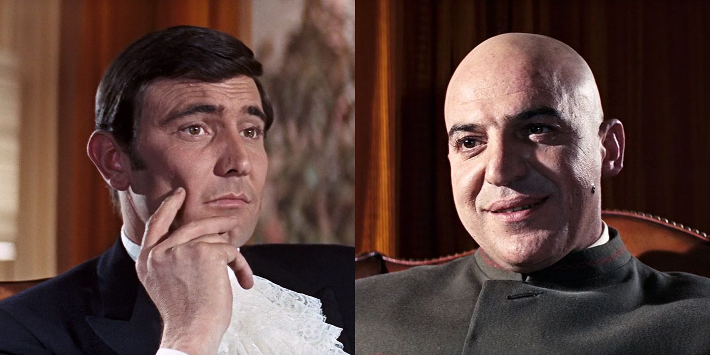 Bond meets Blofeld for the first time