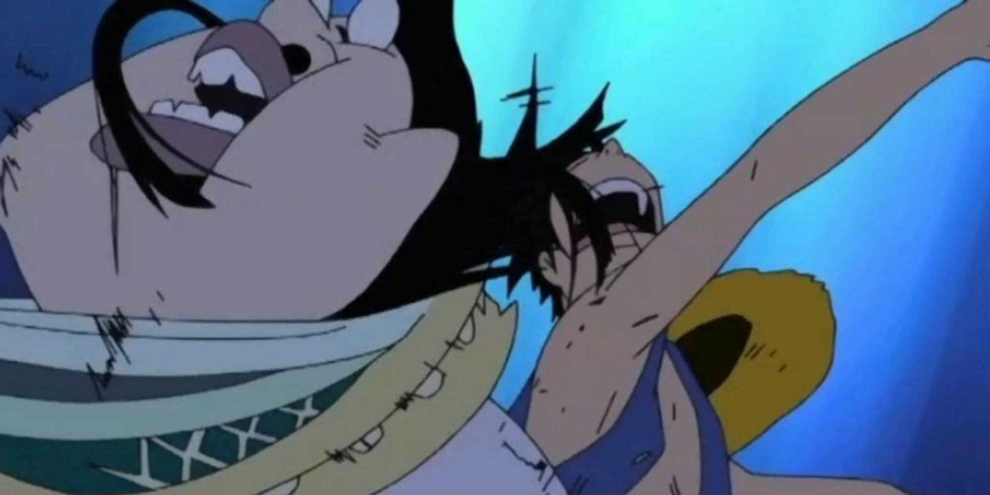 Luffy punches Celestial Dragon