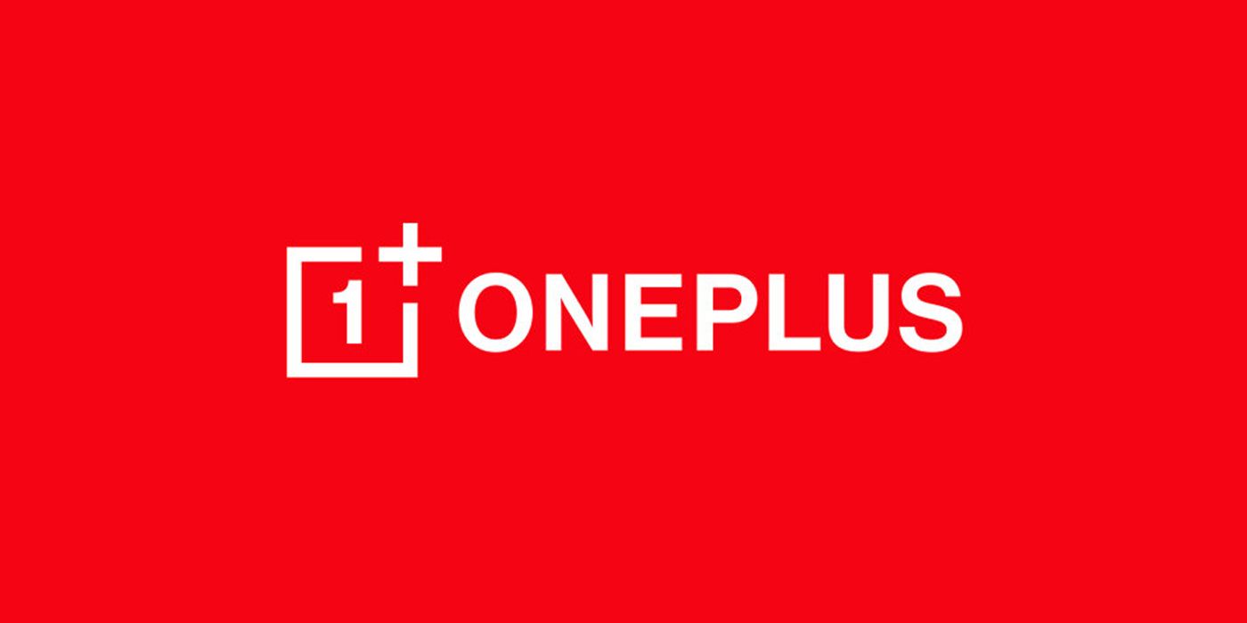 OnePlus logo on a red background