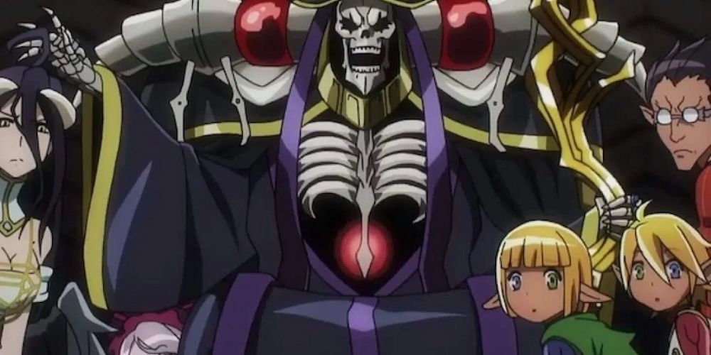 Ainz Ooal Gown and his subordinates in Overlord