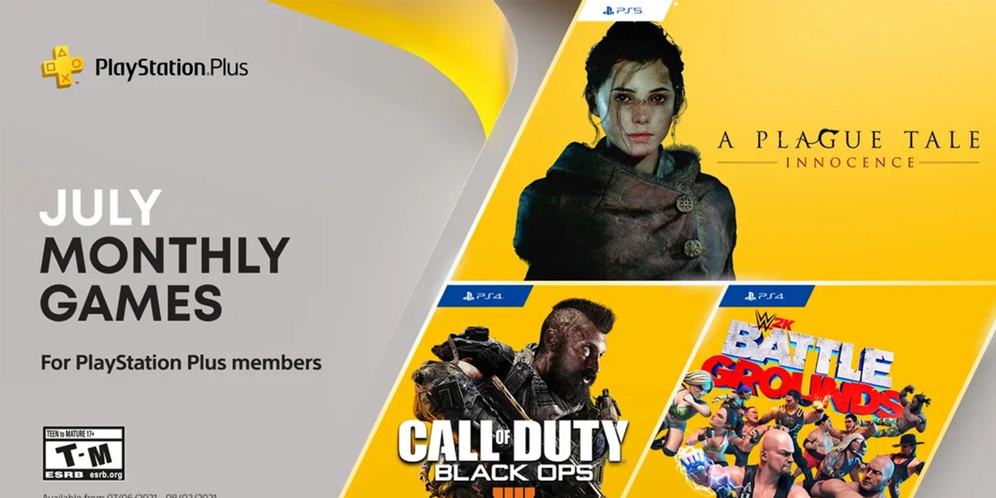 PS Plus July 2021 Free Games Announced As CoD Black Ops 4 &amp; Two Others 2