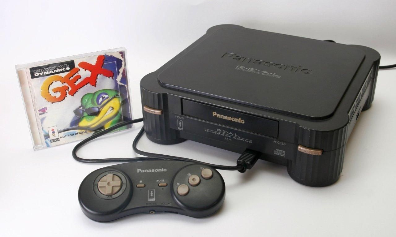 Panasonic's 3DO game console with a copy of GEX.