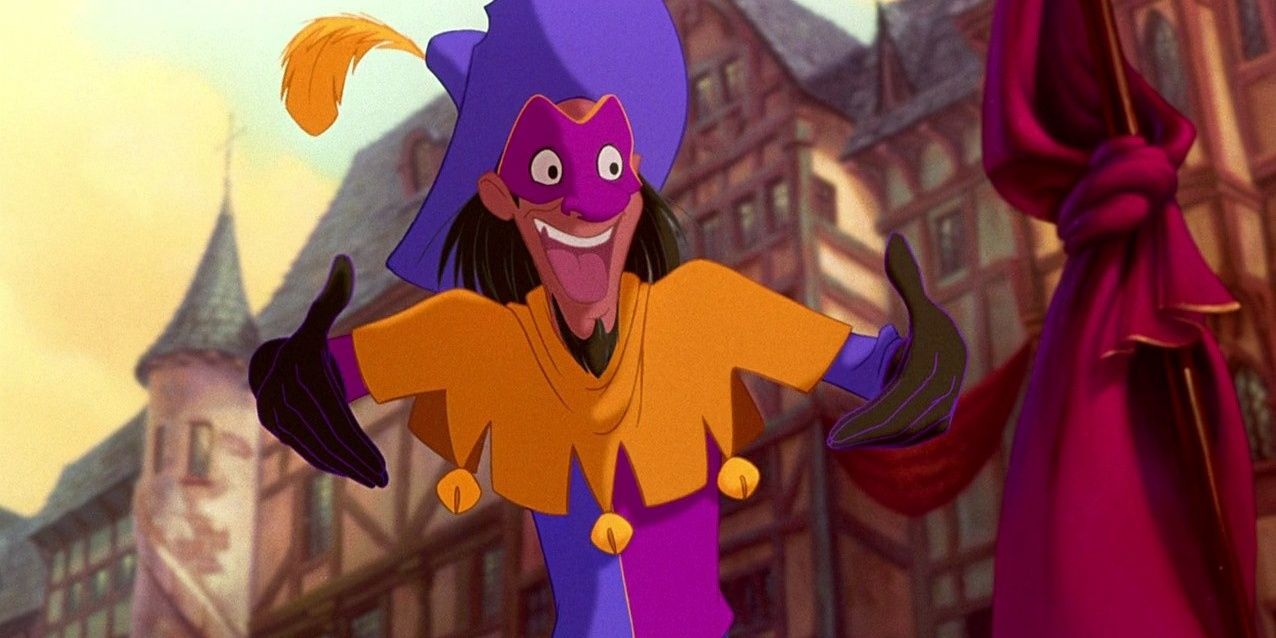 Clopin appearing excited