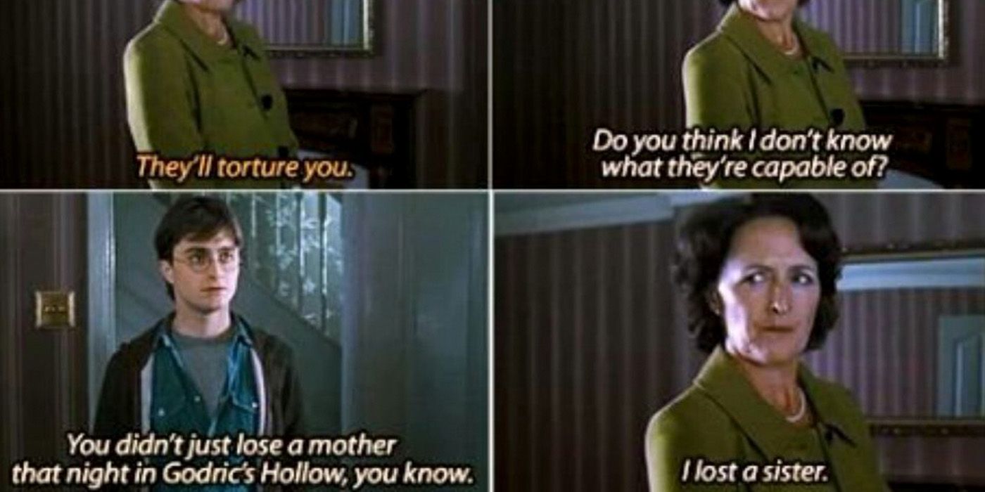 Petunia's deleted scene with Harry