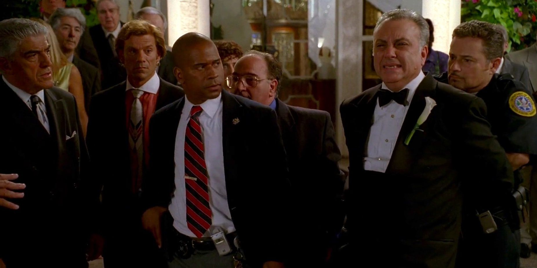Johnny Sack gets whisked away by the FBI at his daughter's wedding