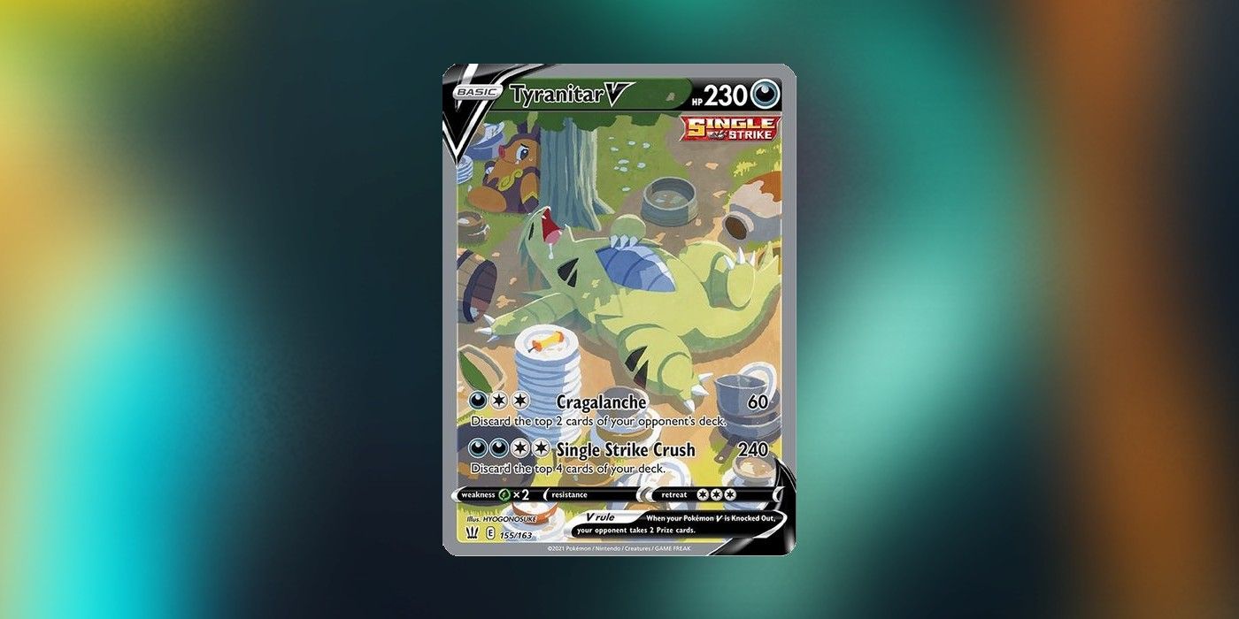 Pokemon Card Tyranitar V