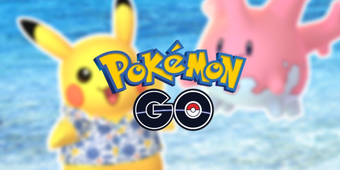 Pokemon Go Adding Shiny Corsola Okinawan Shirt Pikachu