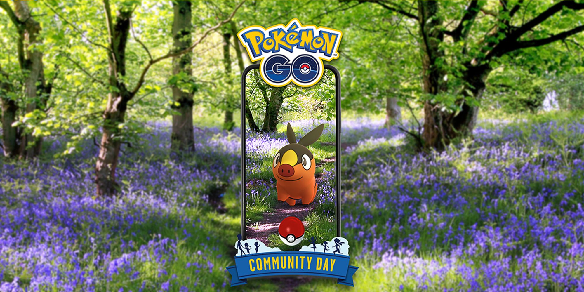 Pokemon Go Tepig Community Day catching a Tepig in the forest