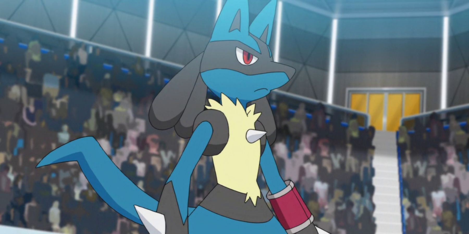 Korrina's Lucario in the Pokémon anime