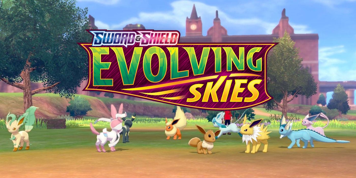 Pokemon TCG Evolving Skies Sword and Shield Eeveelutions