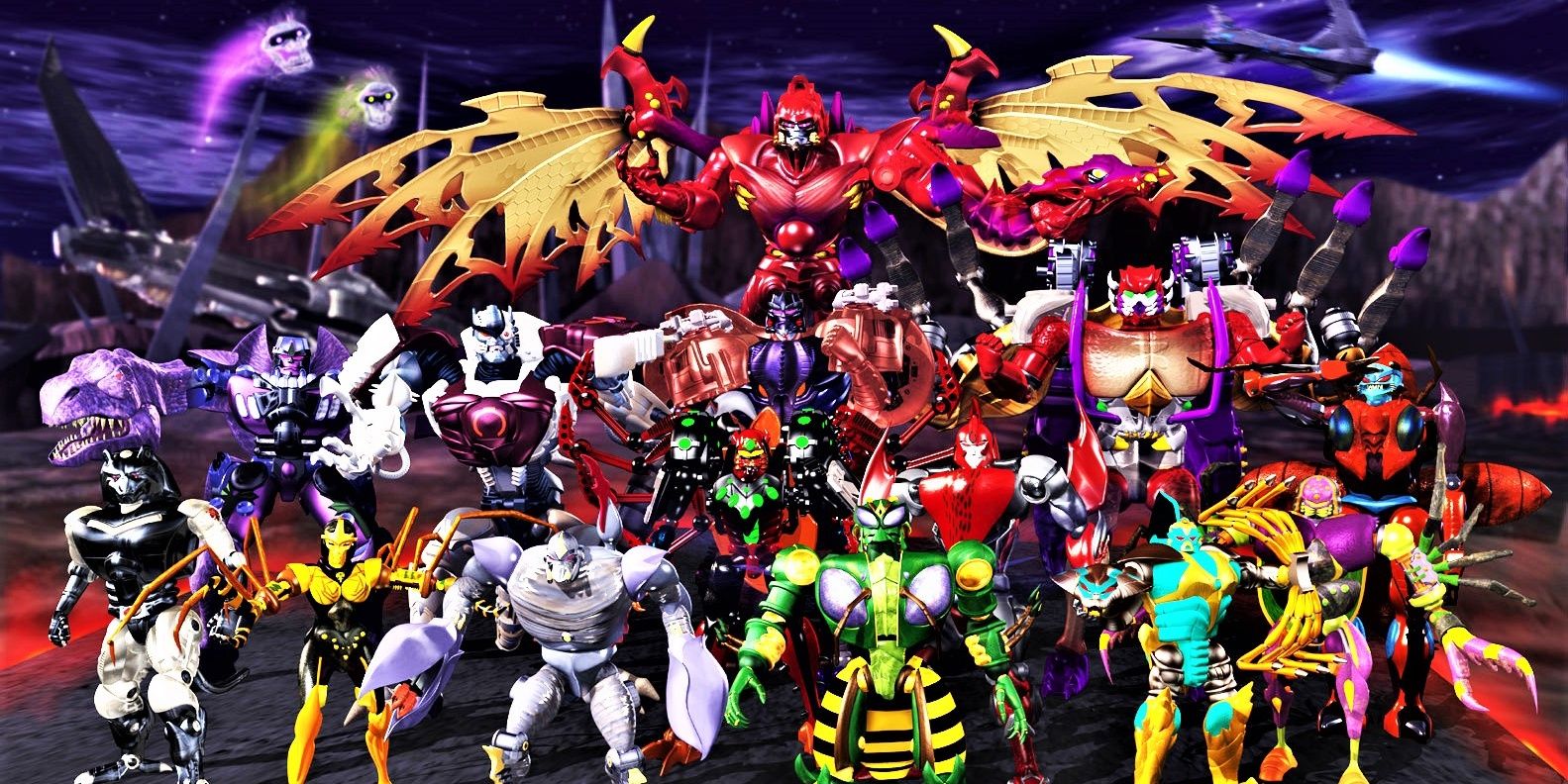 Predacons dans la série animée Beast Wars Transformers.
