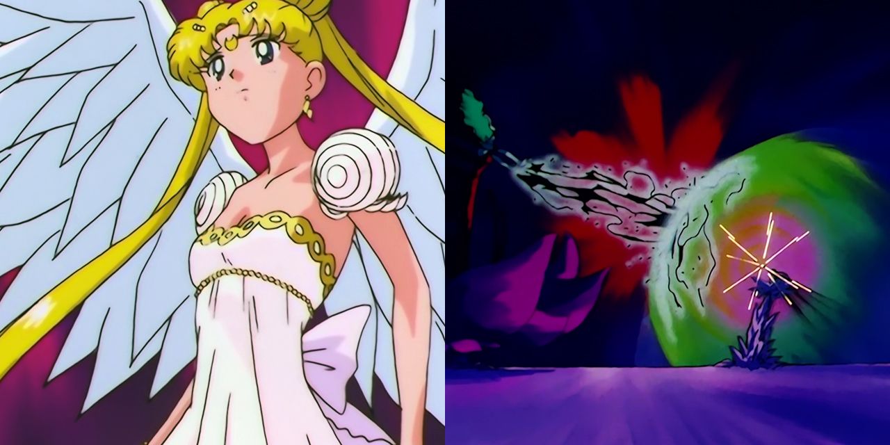Princess Serenity and Super Beryl in Sailor Moon