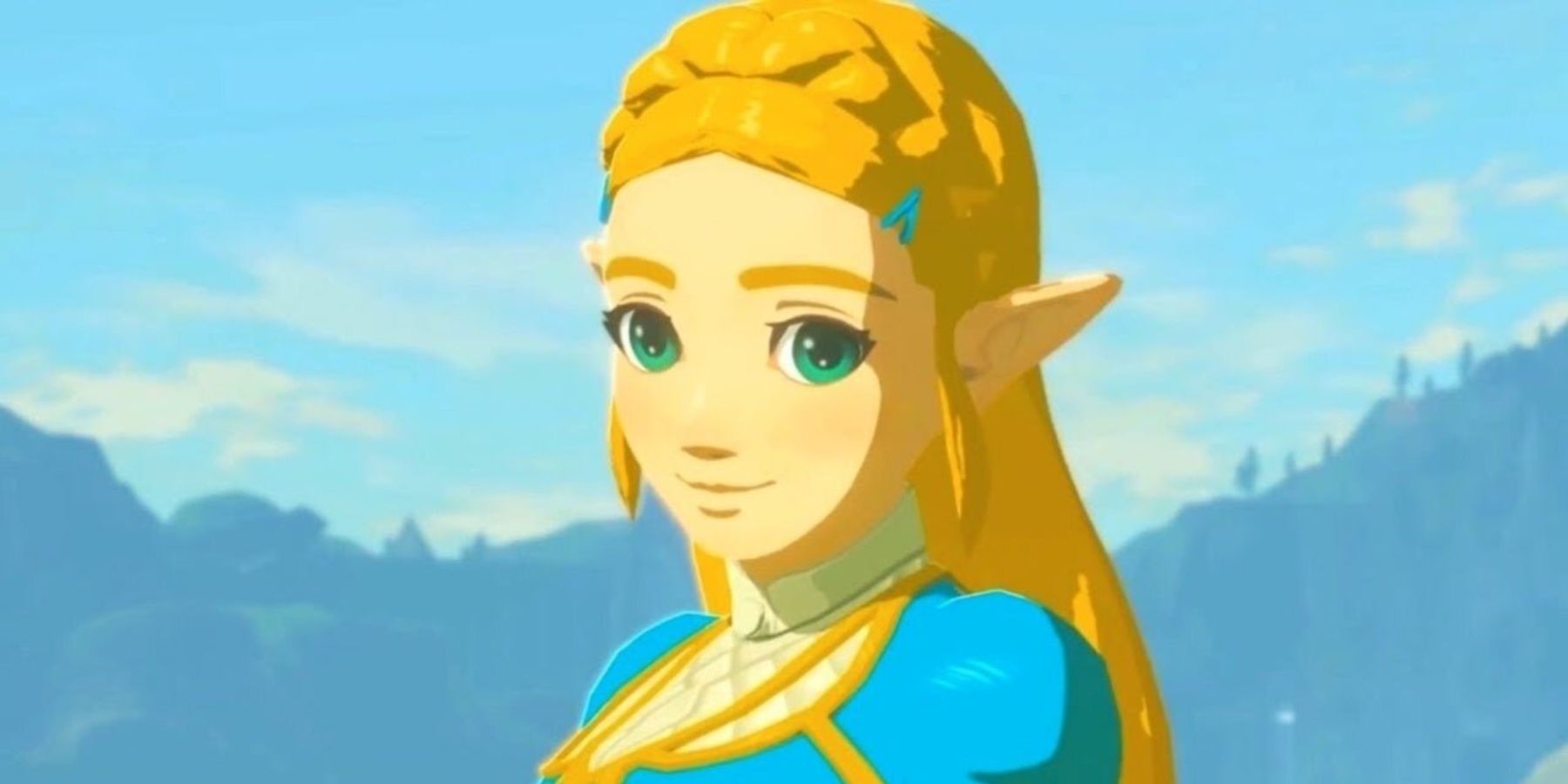 Princess Zelda smiling in Hyrule Warriors: Age Of Calamity