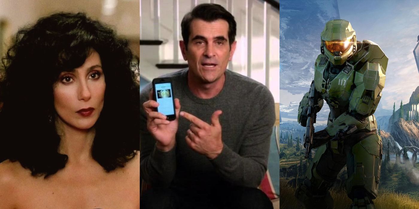 Collage of images with Phil Dunphy from Modern Family