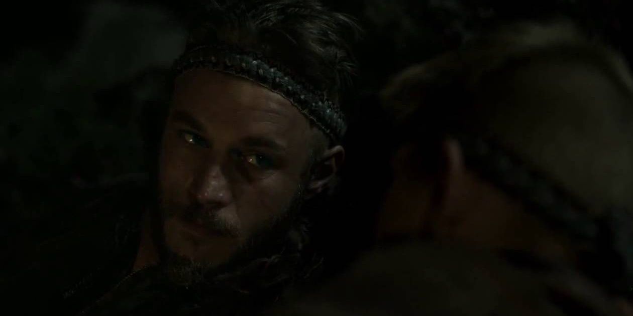 Ragnar teaches Bjorn about manhood i Vikings
