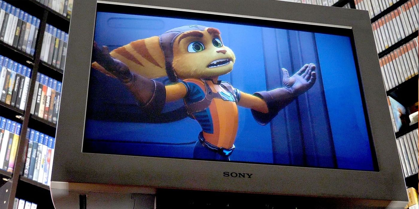 Ratchet And Clank CRT Monitor