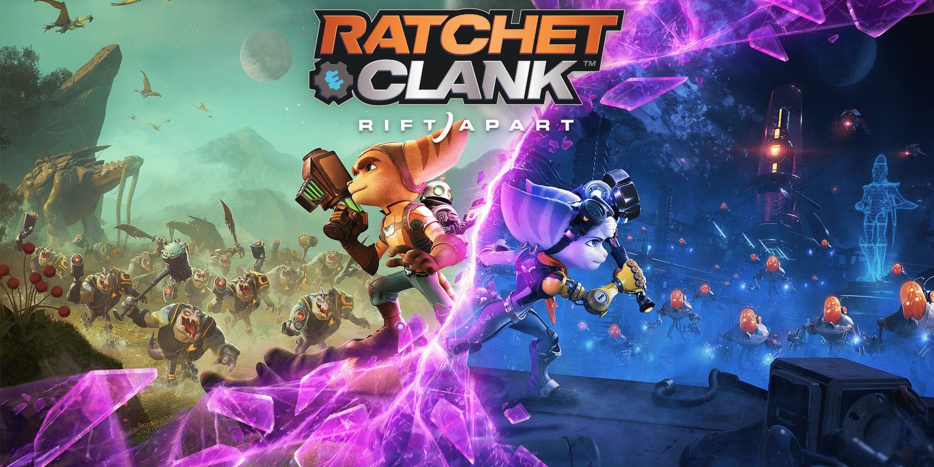 Ratchet And Clank Rift Apart key art